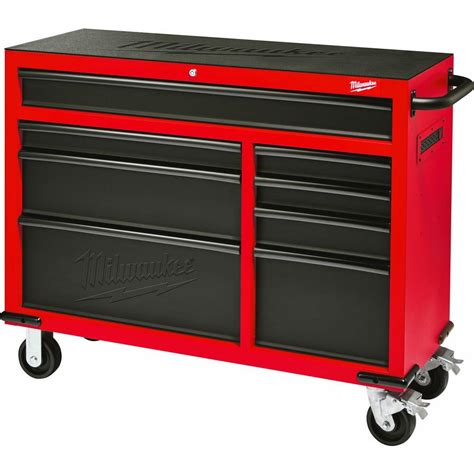 metal job site tool box with drawers|milwaukee tool box 48 22.